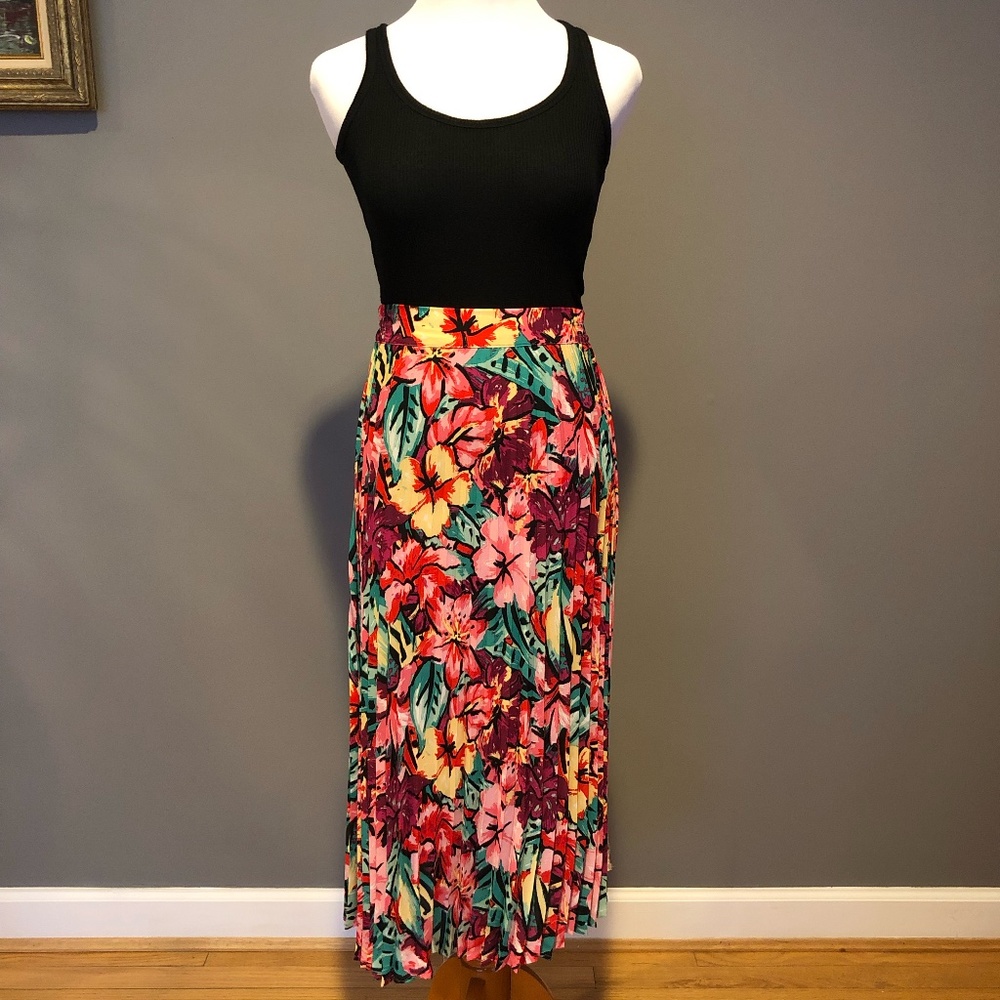 Springfield pleated midi skirt, size:2